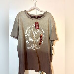 NWT House of Seven “Heir to Crown & Throne” Ombre Graphic Tee XXL